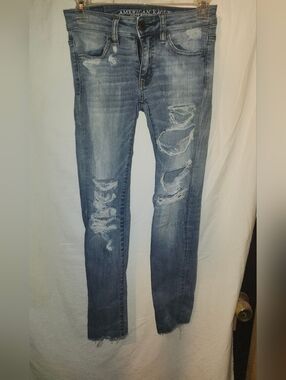 American Eagle Super Super Stretch Light Wash Jeans